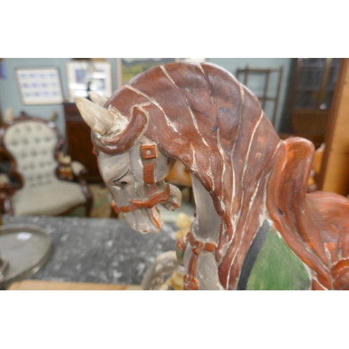 315 - Ceramic horse figure - Approx H: 44cm