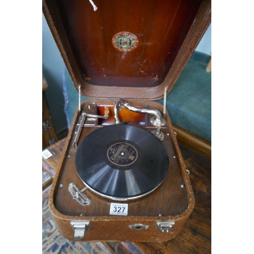 327 - Portable gramophone