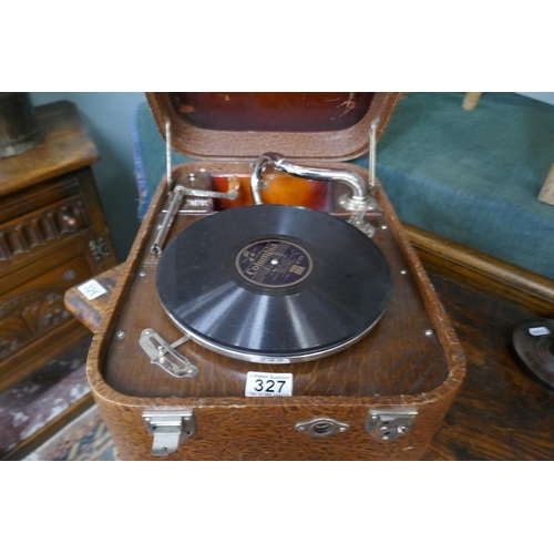 327 - Portable gramophone