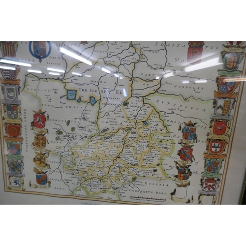 334 - Reproduction map of Cambridgeshire