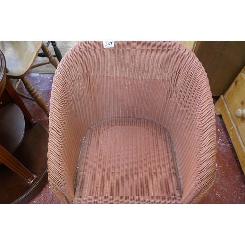 347 - Lloyd loom armchair