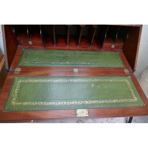 361 - Mahogany bureau bookcase