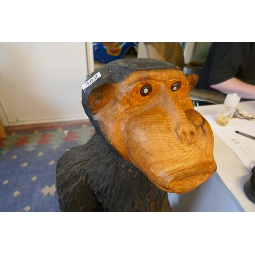 382 - Wooden Cyril the Chimpanzee - Approx H: 102cm