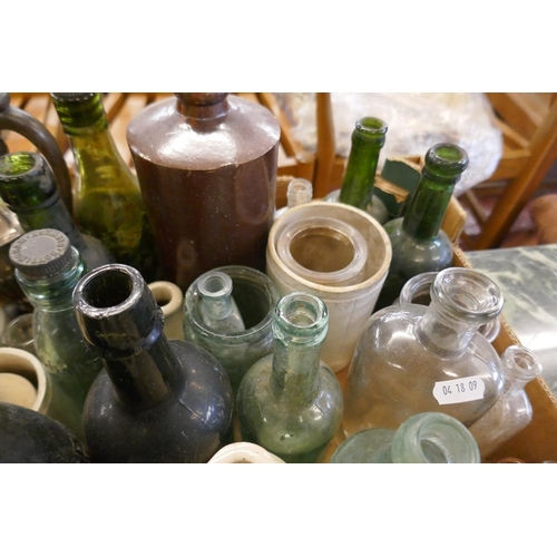 393 - Collection of early bottles etc