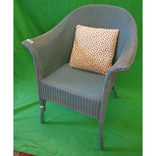 395 - Lloyd loom lusty armchair