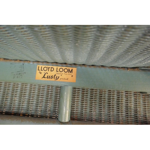 395 - Lloyd loom lusty armchair