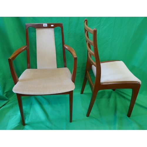 400 - Set of 6 G-Plan dining chairs