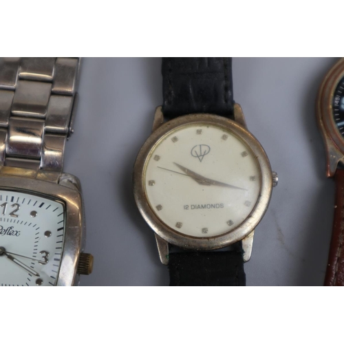 53 - Collection of watches & pocket watches to include hallmarked silver example