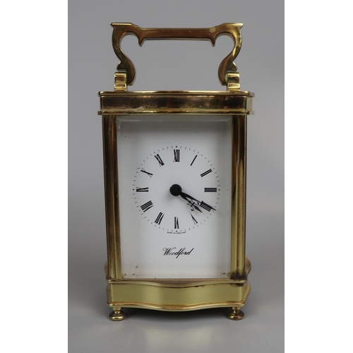 68 - Brass clock by Woodford