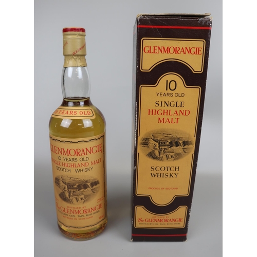 74 - Boxed Glenmorangie 10 year old single highland malt - Scotch whisky