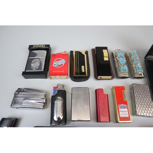 101 - Collection of lighters to include Zippo