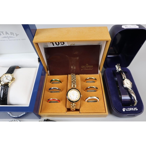 105 - Collection of watches to include Rotary