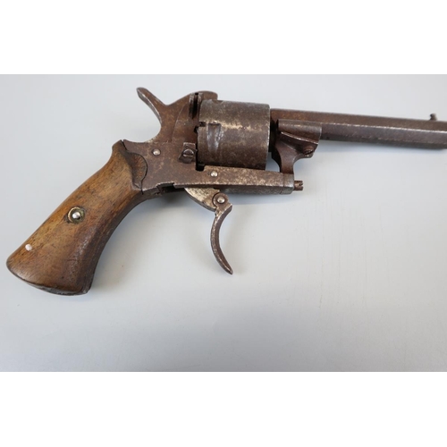 108 - 1880 Belgian pin fire revolver