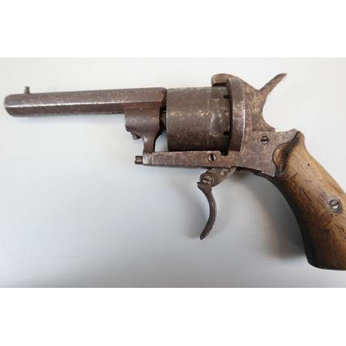 108 - 1880 Belgian pin fire revolver