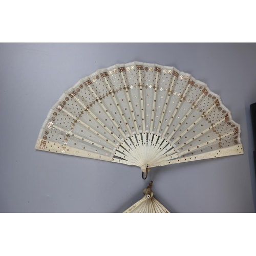 11 - 2 antique fans