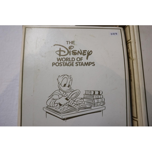 120 - Stamps - 3 IGPO World of Disney albums containing U/M stes, mini sheets & & FDC's