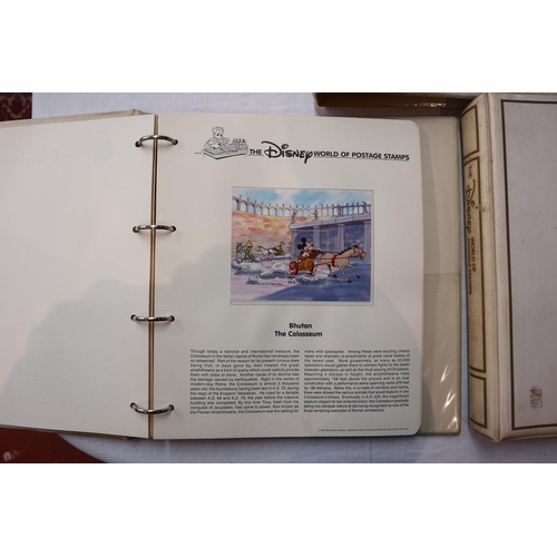 120 - Stamps - 3 IGPO World of Disney albums containing U/M stes, mini sheets & & FDC's