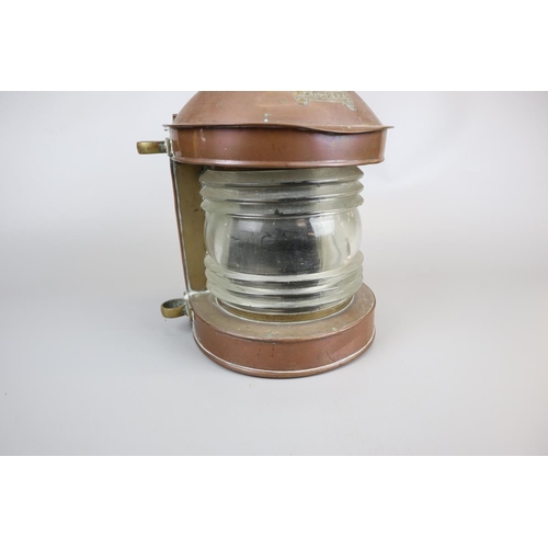 127 - Ships mast head lantern - Approx H: 38cm