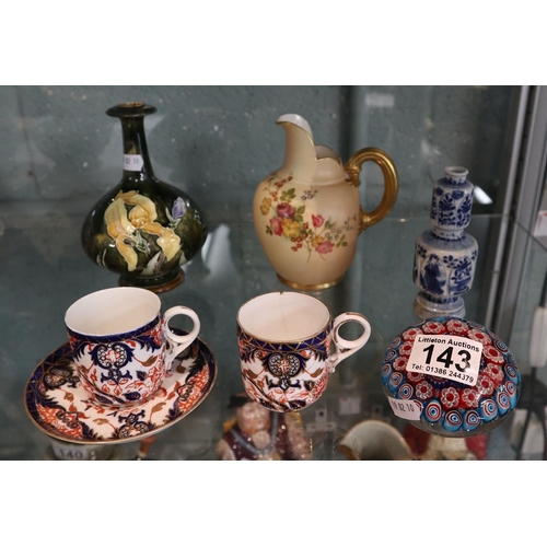 143 - Collection of ceramics to include early examples