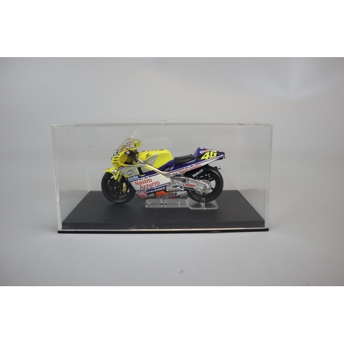 153 - 19 1:24 and 1:18 scale model Valentino Rossi Bikes