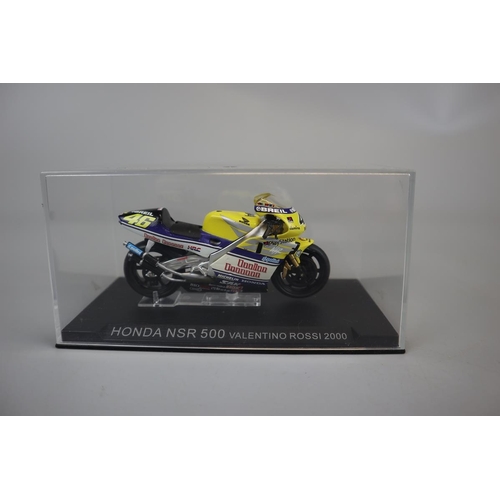 153 - 19 1:24 and 1:18 scale model Valentino Rossi Bikes