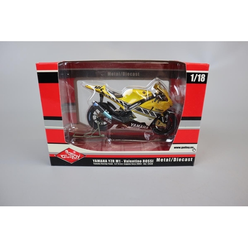 153 - 19 1:24 and 1:18 scale model Valentino Rossi Bikes