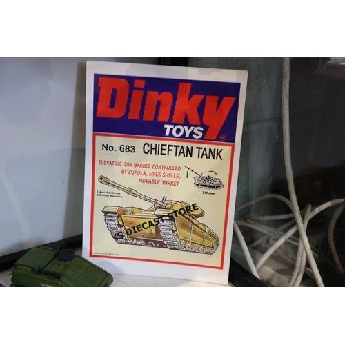 156 - Large collection of Dinky military vehicles