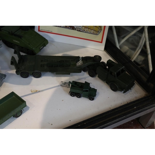 156 - Large collection of Dinky military vehicles