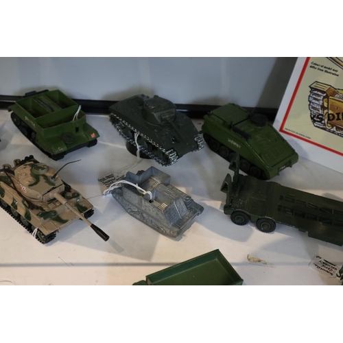 156 - Large collection of Dinky military vehicles