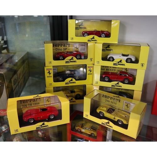 160 - Collection of 10 1:43 scale model Ferrari's - No 20