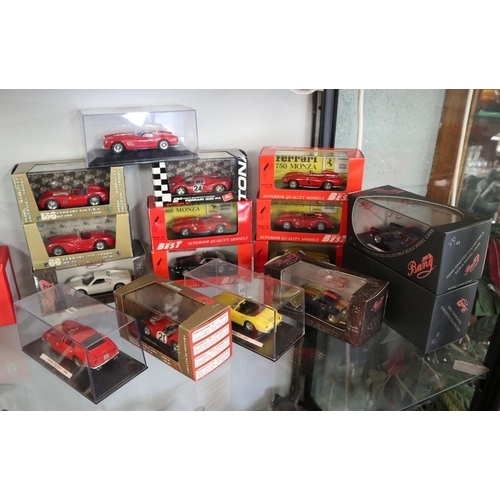 162 - Collection of 14 1:43 scale model Ferrari's - No 21