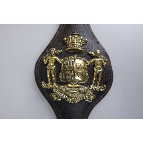 167 - Rare Blenheim Palace Martingale with family crest - Superior quality circa 1890