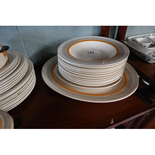 183 - Part dinner service, Royal Doulton Marquis