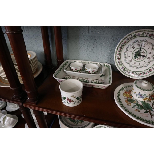 186 - 2 shelves of Portmeirion Botanical Garden