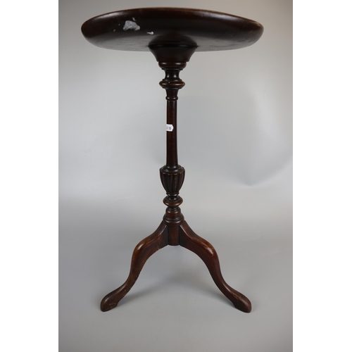 198 - Inlaid mahogany wine table