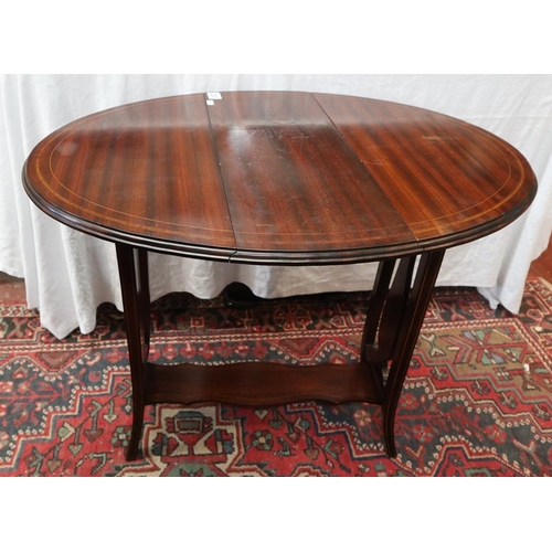 200 - Edwardian inlaid Sutherland table