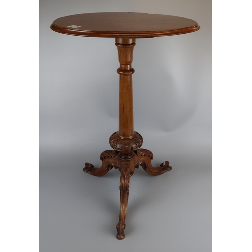 212 - Mahogany tripod table