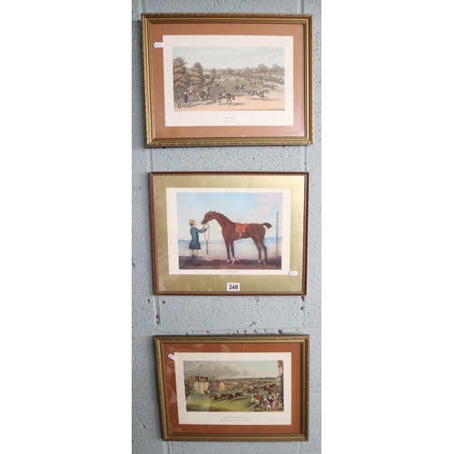 248 - 3 horse themed prints