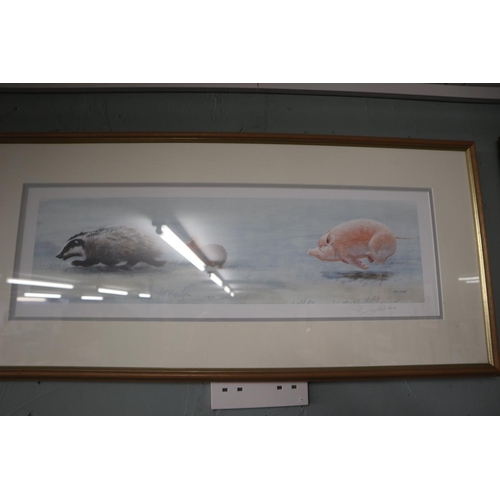 253 - Set of 4 L/E signed prints - The Chase by Geldart