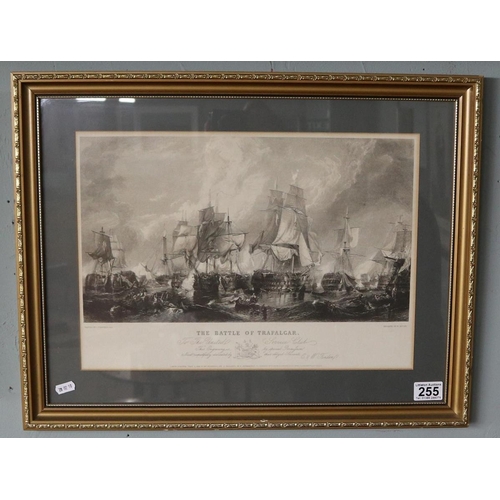 255 - Etching - The Battle of Trafalgar