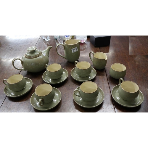 273 - Denby tea set for 6