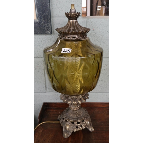 285 - Unusual table lamp - Approx H: 61cm