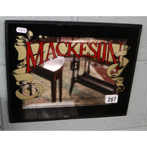 287 - Mackeson advertising mirror