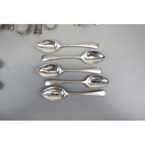 3 - Large collection of hallmarked silver spoons - Approx gross weight: 458g