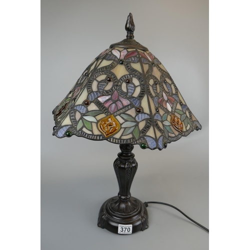 370 - Tiffany style table lamp