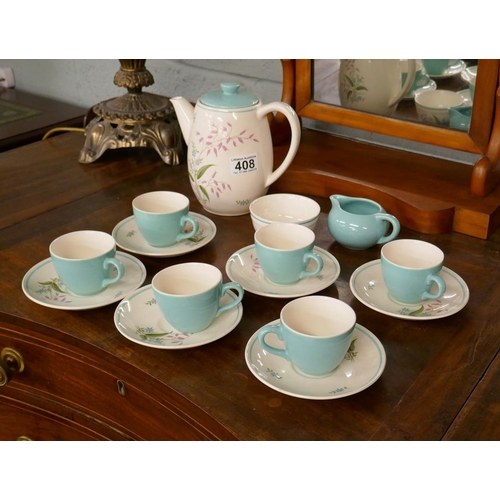 408 - Crown Ducal coffee service - Random Harvest