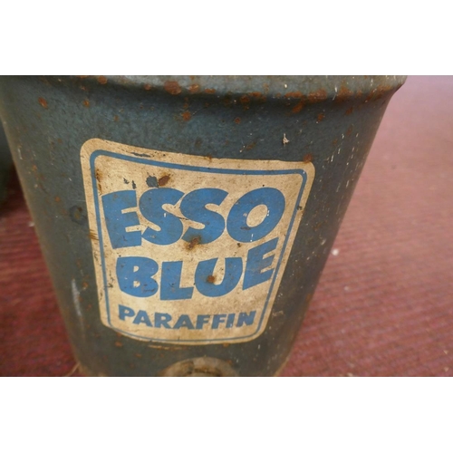 410 - Vintage Esso blue paraffin can