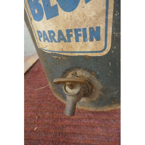 410 - Vintage Esso blue paraffin can