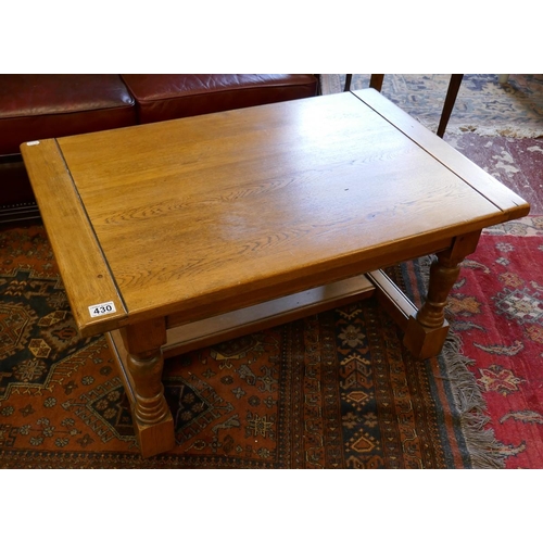 430 - Oak coffee table