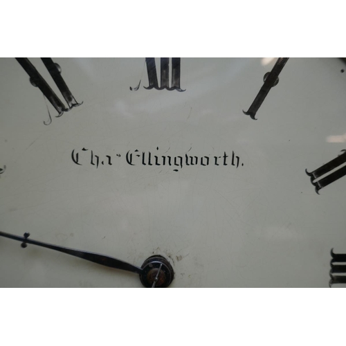 457 - Wall clock by Charles Ellingworth of Birmingham